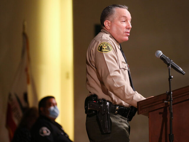 Sheriff Alex Villanueva Los Angeles County Sheriff Alex Villanueva speaks at the graduation ceremony for Los Angel