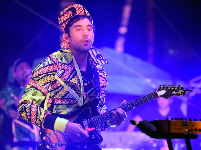 SufjanStevens perform onstage during day 1 of the 2016 Coachella Valley Music & Arts Festival Weeken