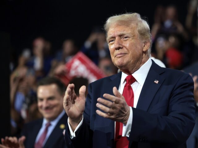 trump cheers nippon steel MILWAUKEE, WISCONSIN - JULY 18: Republican presidential candidate, former U.S. President D