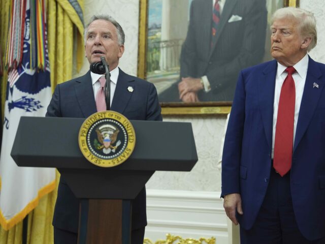 Witkoff and Trump (Evan Vucci / Associated Press) President Donald Trump, right, listens as White House special envoy Steve Witkoff, left, s
