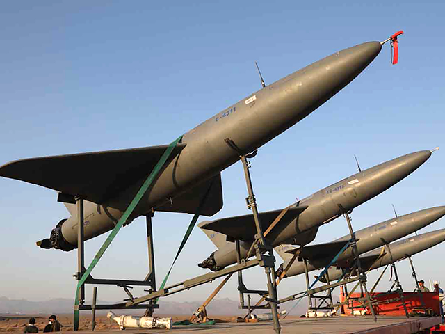 ap22291671846044-640x480-1 In this photo released by Iranian Army on Aug. 24, 2022, drones are prepared for launch du