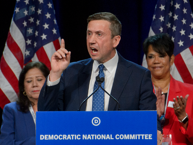 AP25032620406830 DNC chair candidate Ken Martin speaks at the Democratic National Committee Winter Meeting