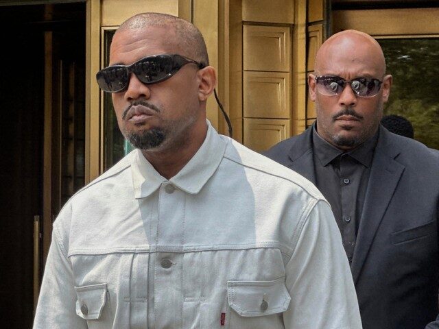 AP25164588866303 Ye, the rapper formerly known as Kanye West, leaves federal court during the trial of Sean