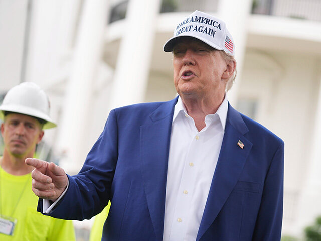 ap25169529314038-640x480-1 President Donald Trump speaks as a flag pole is installed on the South Lawn of the White H