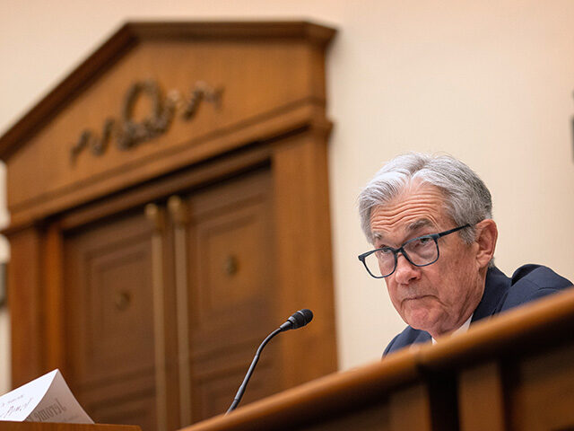 ap25175578758890-640x480-1 Federal Reserve Board Chairman Jerome Powell listens during a hearing of the House Committ
