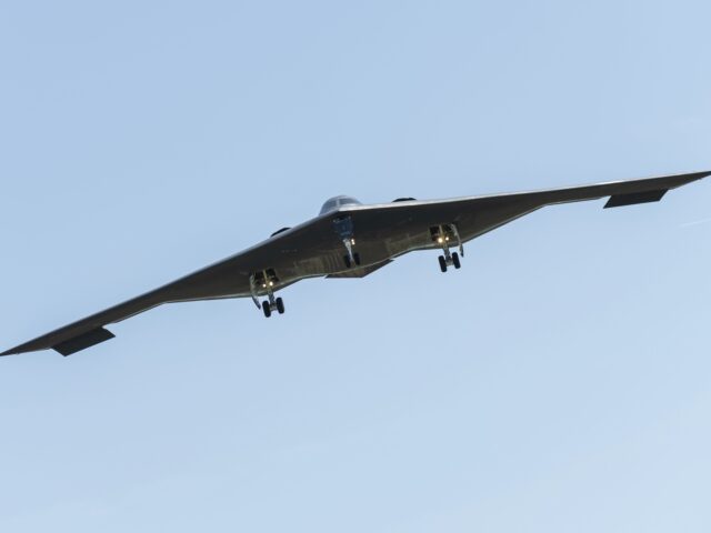 B-2 bomber (Senior Airman Devan Halstead/U.S. Air Force via Associated Press) In this image provided by the U.S. Air Force, a B-2 Spirit returns to Whiteman Air Force B