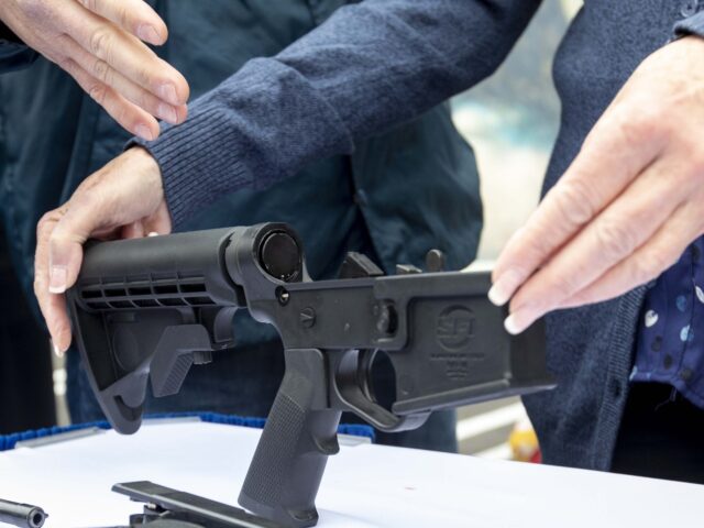 bump stock ban begins A bump stock and handguns collected during a buyback event in the Wilmington neighborhood