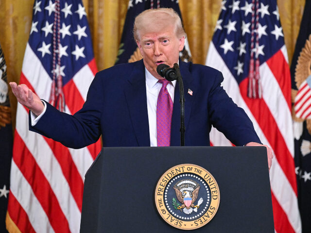 Donald Trump (1) US President Donald Trump speaks before signing a bill blocking California's rule ban
