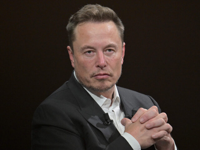 Elon Musk SpaceX, Twitter and electric car maker Tesla CEO Elon Musk looks on as he speaks during hi