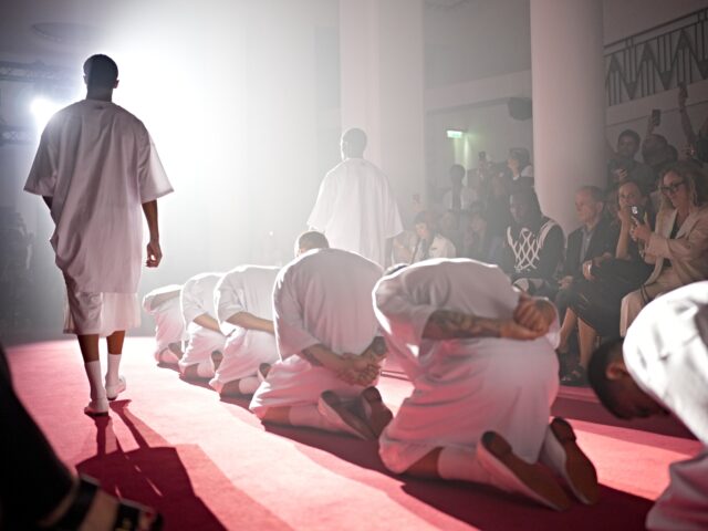 Fashion designer Willy Chavarria Models on the runway at the Willy Chavarria show as part of Paris Men's Fashion Week held