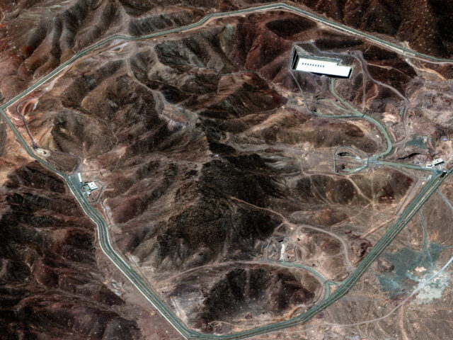 Fordo Facility Appears Undamaged After Regional Strikes (Satellite image (c) 2025 Maxar Technologies via Getty) FORDO, IRAN -- JUNE 14, 2025: 05 Maxar satellite imagery overview of the Fordo enrichment