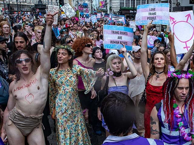 gettyimages-1515209186-640x480-1 Thousands of people take part in a London Trans+ Pride march on 8 July 2023 in London, Uni