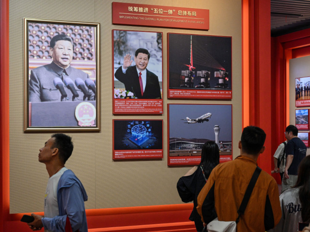 GettyImages-2175200338 People visit the Museum of the First National Congress of the Chinese Communist Party on C