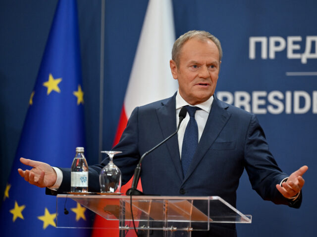 gettyimages-2179827001-1-640x480-1 Poland's Prime Minister Donald Tusk delivers a joint press conference with Serbia's Presid