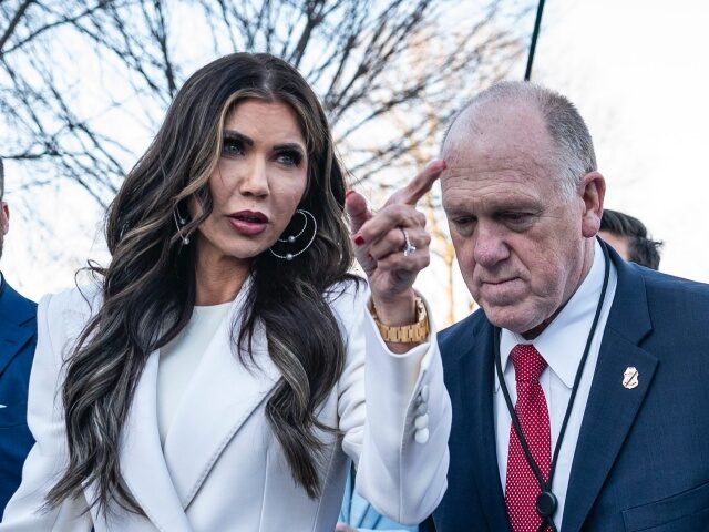 Trump White House Washington, DC - January 29 : Homeland Security Secretary Kristi Noem and White House bord