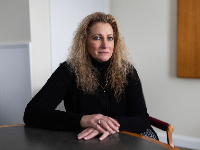GettyImages-2201570850 AKRON, OH. - FEBRUARY 20, 2025: Marlean Ames in her lawyer's office in Akron, OH on Februa