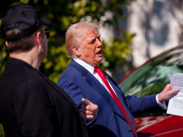 WASHINGTON, DC - MARCH 11: U.S. President Donald Trump, accompanied by White House Senior