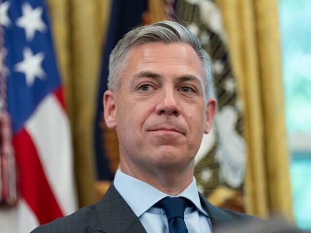 Trump Set To Make Announcement On 'Golden Dome' Missile Defense Senator Jim Banks, a Republican from Indiana, in the Oval Office of the White House in Was