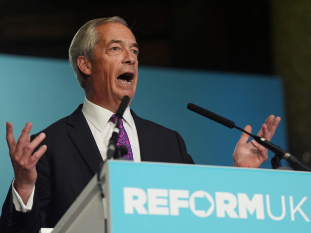 gettyimages-2216731619-1-640x480-1 Reform UK leader Nigel Farage speaks during a press conference in Westminster, London. Pic
