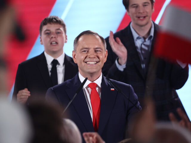 gettyimages-2217555052-1-640x480-1 WARSAW, POLAND - JUNE 1: Supported by Law and Justice party candidate for the President of