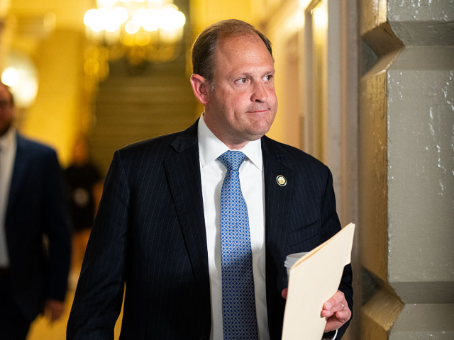 GettyImages-2217947833 UNITED STATES - JUNE 4: Rep. Andy Barr, R-Ky., arrives for the House Republican Conference