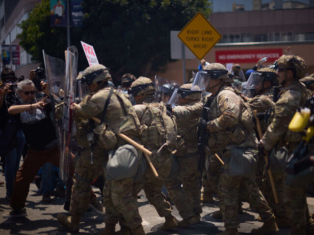 GettyImages-2218758684 LOS ANGELES, CALIFORNIA, UNITED STATES - JUNE 8: Immigration and Customs Enforcement (ICE)