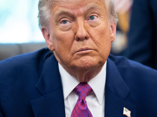 GettyImages-2218934129 US President Donald Trump speaks about the upcoming wildfire and hurricane seasons in the