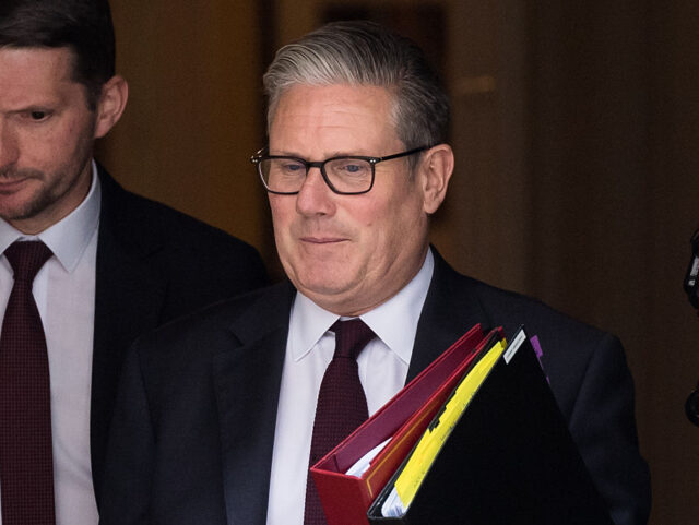 Keir Starmer Departs Downing Street for PMQs in London LONDON, UNITED KINGDOM - JUNE 11, 2025: British Prime Minister Sir Keir Starmer departs 10