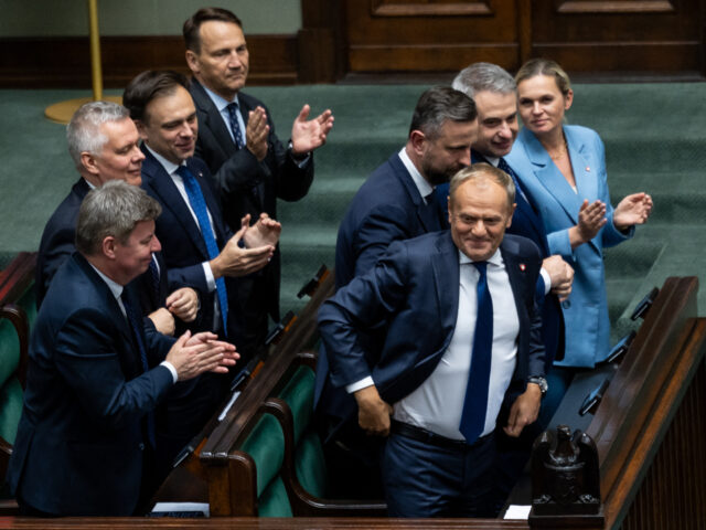 gettyimages-2219044634-1-640x480-1 Poland's Prime Minister Donald Tusk reacts after the voting of confidence for his cabinet,