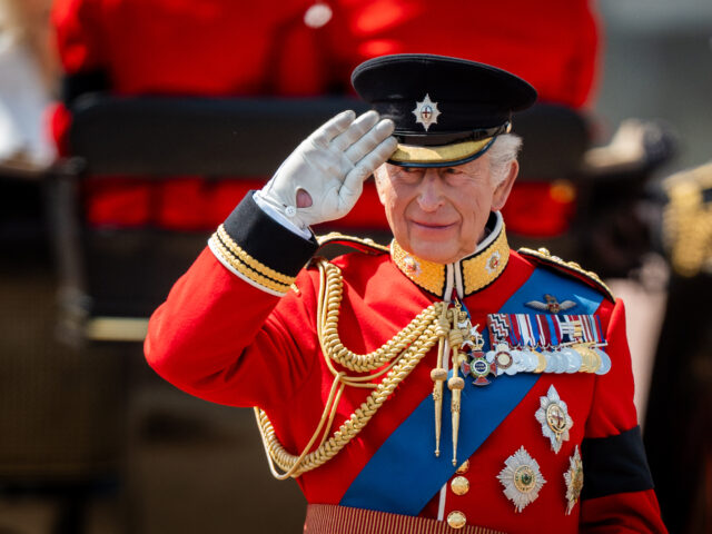 gettyimages-2219379081-1-640x480-1 King Charles III gives a salute as he watches the parade march past after arriving back at