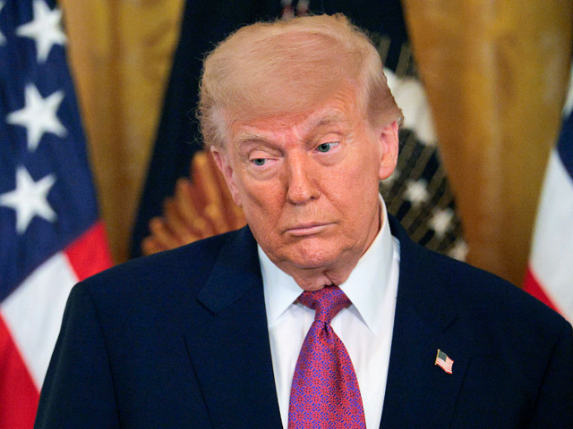 GettyImages-2219822299 WASHINGTON, DC - JUNE 12: U.S. President Donald Trump delivers remarks before signing a se