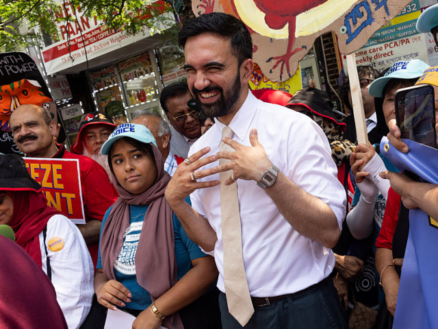 GettyImages-2221383706 NEW YORK, NEW YORK - JUNE 21: New York City mayoral election, candidate Zohran Mamdani att