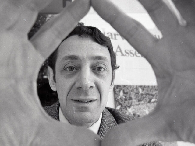 Harvey Milk American politician and Gay rights activist Harvey Milk (1930 - 1978) during his run for a