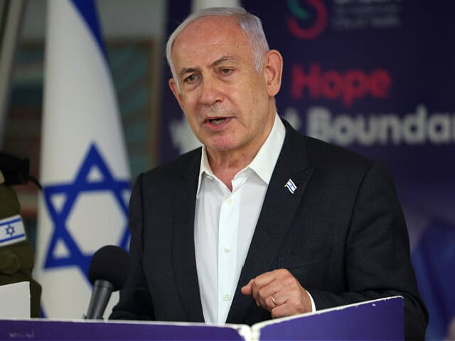Israeli-Prime-Minister-Benjamin-Netanyahu-June-8-2024-Israel-gettyimages Israeli Prime Minister Benjamin Netanyahu speaks during a press conference at the Sheba Te