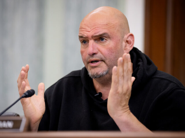 John Fetterman Sen. John Fetterman (D-PA) speaks during a Senate Transportation Committee hearing to exam