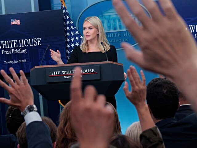 Karoline Leavitt WASHINGTON, DC - JUNE 19: White House Press Secretary Karoline Leavitt calls on reporters