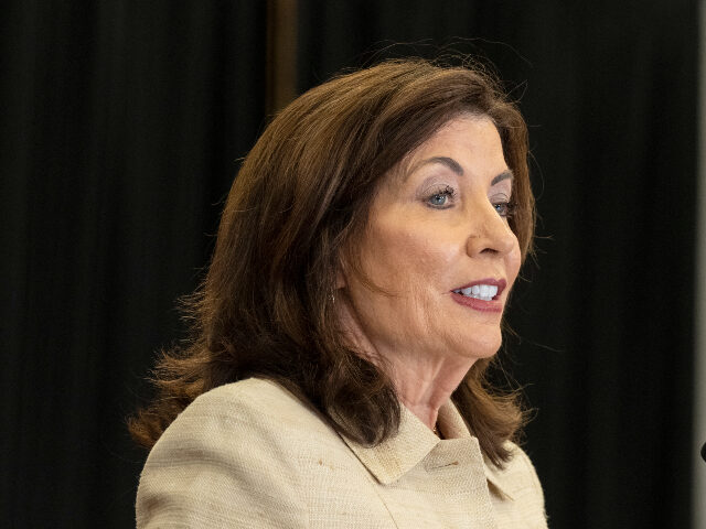 Kathy Hochul Kathy Hochul speaks as she announced the fiscal year 2026 budget investments in Discovery