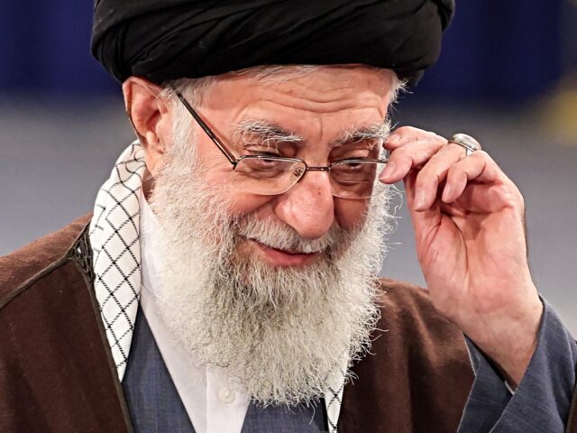 Khamenei Iran's supreme leader Ayatollah Ali Khamenei adjusts his eyeglasses as he speaks after cas