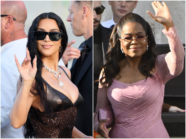 kimkoprah VENICE, ITALY - JUNE 27: Kim Kardashian sighting at the Jeff Bezos and Lauren Sanchez Wedd
