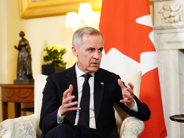 Mark Carney Canada (Jordan Pettitt/PA via Associated Press, Pool) Canada's Prime Minister Mark Carney talks during a meeting with Britain's Prime