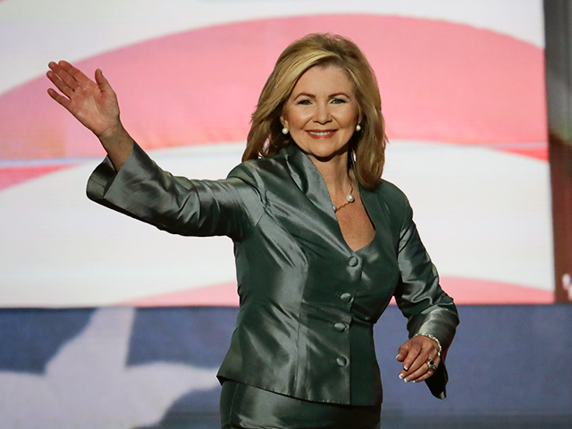 marsha-blackburn-ap FILE--In this file photo from Tuesday, July 19, 2016, Rep. Marsha Blackburn, R-Tenn., wave
