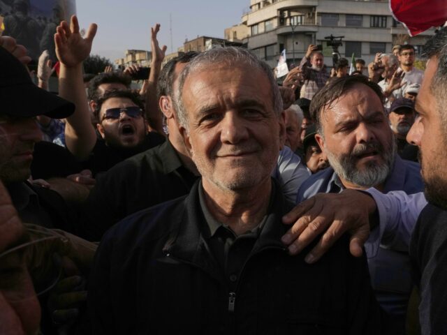 Masoud Pezeshkian (Vahid Salemi / Associated Press) Iranian President Masoud Pezeshkian attends a protest following the U.S. attacks on nuclea