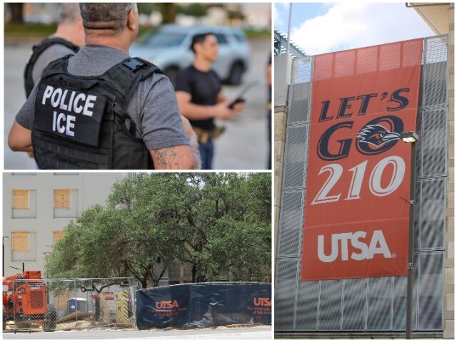 ICE Raids Lead to Immigration Arrests on Texas University Worksite ICE Raids Lead to Immigration Arrests on Texas University Worksite (Randy Clark/Breitbart
