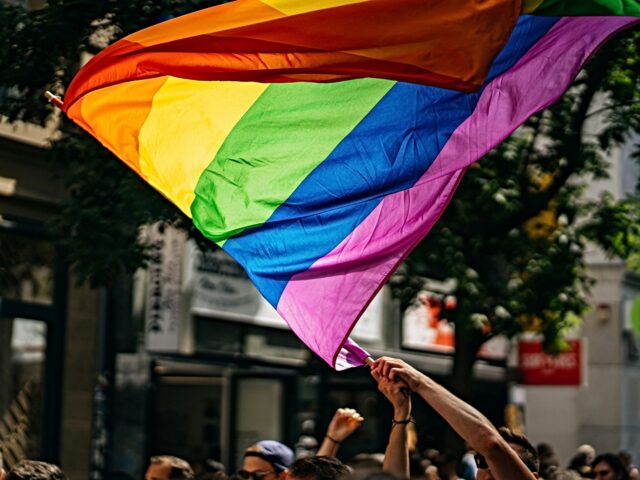 pride month flag Corporations and major brands have been pulling back on LGBTQ Pride Month sponsorships thi
