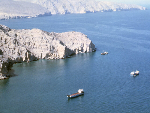 Strait of Hormuz This file photo from around 1980 shows the Strait of Hormuz, a crucial 20-mile-wide sea li