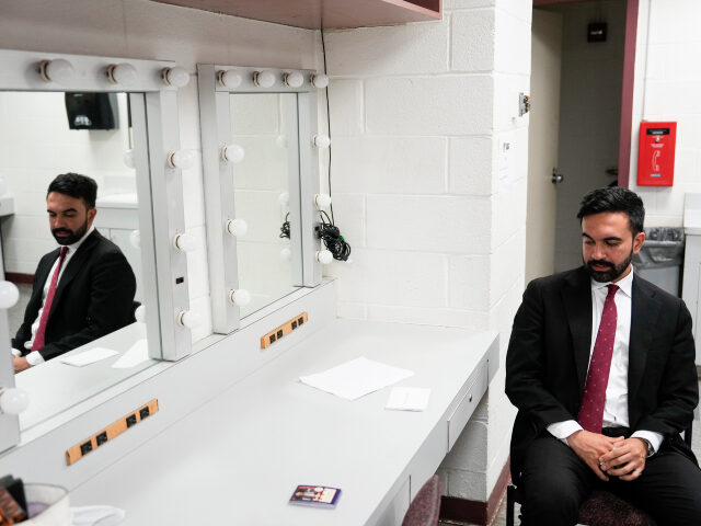 Zohran Mamdani Assemblyman Zohran Mamdani preps before the New York City Democratic Mayoral Primary Debat