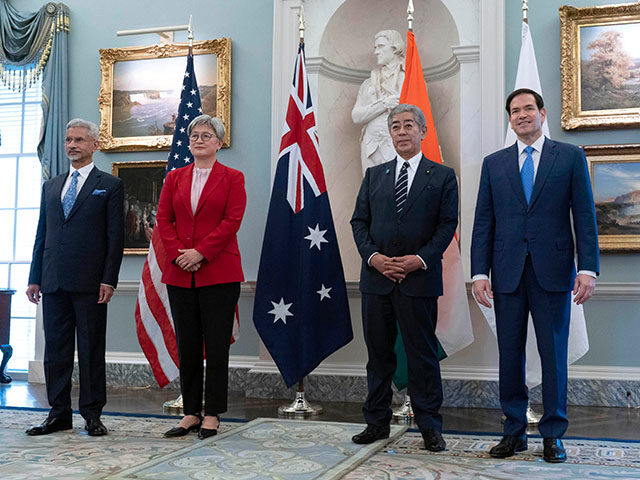 ap25182527886703-640x480-1 Secretary of State Marco Rubio, right, accompanied from left Indian External Affairs Minis