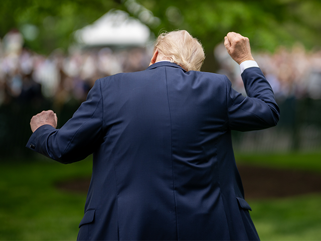 donald-trump-dance-flickr President Donald Trump departs the White House Easter Egg Roll on the South Lawn on April