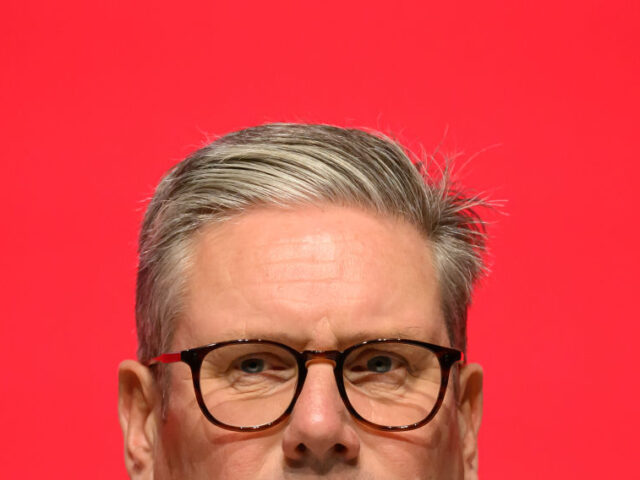 Labour Party Conference 2024 - Day One LIVERPOOL, ENGLAND - SEPTEMBER 22: UK Prime Minister Keir Starmer listens as Deputy Prime