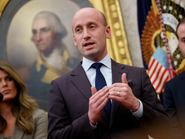 GettyImages-2198245922 WASHINGTON, DC - FEBRUARY 10: Deputy White House Chief of Staff for Policy Stephen Miller